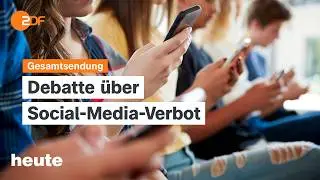 heute 19:00 Uhr vom 17.02.2026 Social-Media-Verbot in Deutschland, Atomverhandlung Iran und USA