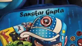 Customised school bag customer review video ⭐
