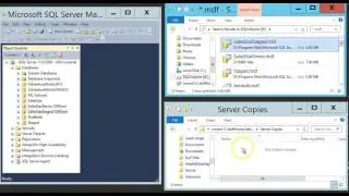 Saving MDF files for change of Server