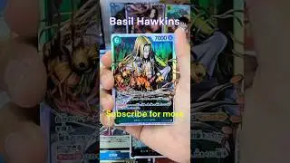 One Piece card game opening OP-07 - Basil Hawkins #onepiece #packopening #tcg