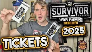 Buying WWE Survivor Series 2025 Tickets!! | Buying Experience & Pricing!
