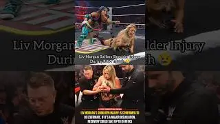 Liv Morgan Suffers Shoulder Injury During RAW Match 😢 #shorts #wweshorts #wweraw