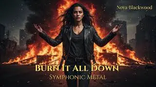 BURN IT ALL DOWN | Symphonic Hard Rock | Liberation Through Fire | Nova Blackwood