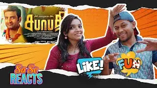 Sabhaapathy Official Trailer REACTION | Santhanam, Preeti Verma | Sam CS | MUMBAI TAMIL COUPLE