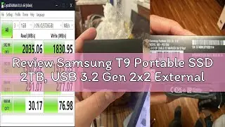 Review Samsung T9 Portable SSD 2TB, USB 3.2 Gen 2x2 External Solid State Drive, Seq. Read Speeds Up