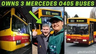 He owns THREE Mercedes O405 Buses (you won't believe what he uses them for!)