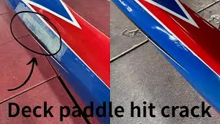 K1 Deck paddle hit crack🎨