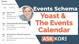 Схема событий для Yoast и календарь событий
