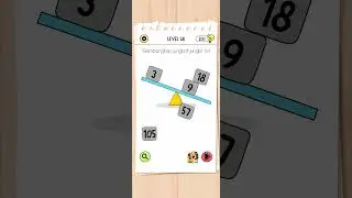 Brain Test All Star Level 38 seimbangkan jungkat jungkit ini