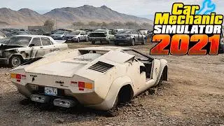 Реставрация Lamborghini Countach - Car Mechanic Simulator 2021 #310