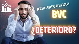 COLCAP se frena 😡 Resumen jornada BURS&Aacute;TIL, Bolsa Colombia