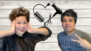 MY HUSBAND GAVE ME A HAIRCUT!/MY COMPLETE HAIR TRANSFORMATION![W/ENGLISH SUB]