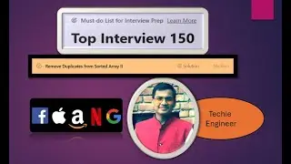 Remove Duplicates from Sorted Array 2 !! Top Interview 150 series !! Medium Array 