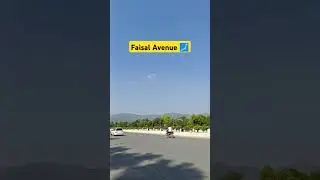 Faisal Avenue Islamabad 😍