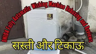 ONIDA 6.2 kg Fully Automatic Top Load&nbsp;Wishing Machine Unboxing | Budgud Friendly Fully Automatic