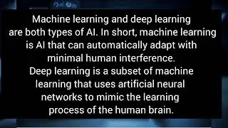 machine Learning vs Deep leaning #machinelearning