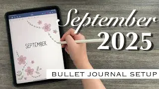 September 2025 Digital Bullet Journal Setup | Plan with Me!