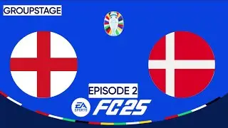England VS Denmark - FC24 | EURO 24 - EP2