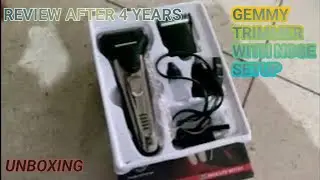 GEEMY RECHARGEABLE TRIMMER SET UNBOXING AND REVIEW UNDER 500