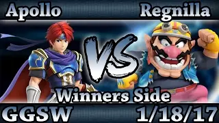 GGSW 16 - Apollo (Roy,Cloud) Vs. Regnilla (Wario,Donkey Kong) Smash Wii U Winners Side - Smash 4