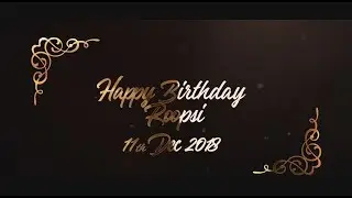 Happy Birthday Roopsi