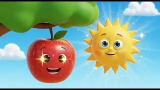 Red Apples and Yellow Suns 🍎🌞 | Learn Colors for Kids | Fun Educational Song
