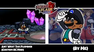 SSF2 Mods: Ant West The Plumber (Custom OC mod) (By Me)