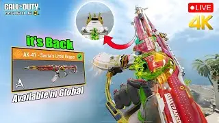 🔴4k CODM LIVE  - Legendary AK47 - Santa's Little Reaper is back | Codm Horizontal + Vertical Live