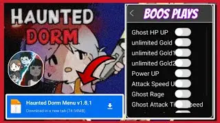 NEW Update Haunted Dorm Mod Menu v1.8.1 Latest On Android | Haunted Dorm Mod Apk 2025