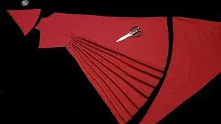 خياطه فستان مذهل بقصه جديده