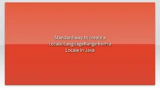 Standard way to create a Locale.LanguageRange from a Locale in Java