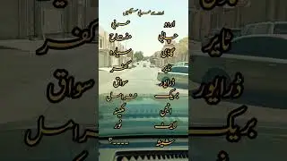 Urdu Sa Arabic Basic Words Sekeyn 🇸🇦🇵🇰 #foryou #viralvideo #darood #instatrending #trendingnow#learn