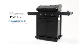 Grill gazowy Campingaz Onyx 3 S - Moc 12.5 kW, Czyszczenie InstaClean Aqua, Palniki Blue Flame