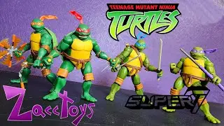 Super7 Ultimites 2003 Animated Series Teenage Mutant Ninja Turtles Action Figure Review!