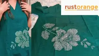 RUSTORANGE Meadow Patchwork Cotton Kurta Set review! FESTIVE SPECIAL