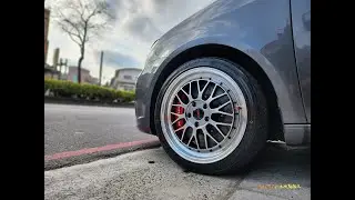 土城輪胎王 Volkswagen Touran 福斯 18吋旋壓鋁圈 MS MS823 鈦底亮唇 普利司通 RE004 世盟 N3 大四卡鉗 345MM碟盤 後加大碟 法爾斯高低軟硬可調避震器
