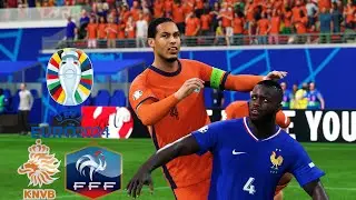 FC 24 | Netherlands vs France | UEFA EURO 2024 | PS5 GAMEPLAY @ 4K 60FPS HDR