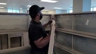 EDM Office Services Teknion Cubicle installation
