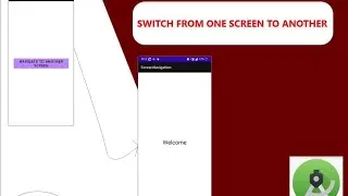 How To Switch from One Screen to Another In android studio (English)