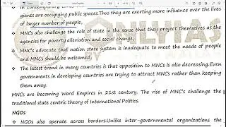 National Interest  | Various Types Of Models | PSIR OPTIONAL | CLASS - 109