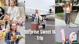 Surprise Sweet 16 Trip | Carlsbad | Beach Bday Trip | She Turned 16 | San Diego County Fair 2025