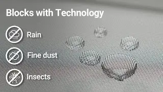 Now on Kickstarter: All-In-One Cobweb Window Screen Blocks Rain And Pollutants!