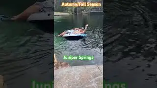 Swimming and Tubing at Juniper Springs #floridaadventures #ocalaflorida #autumnseason #fallseason