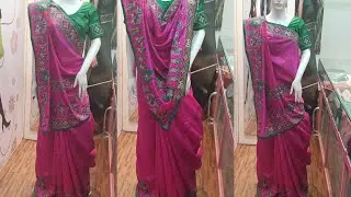 How to wear Gujarati style saree !  How to wear Saree for Beginners | Easy Saree Draping Tutorial !