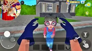 Control Hello Neighbor in Nick & Tani : Funny Story Christmas Tani Out of the House - Android