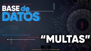 📉 BASE DE DATOS: Multas ✅ &iquest;Cu&aacute;l es la infracci&oacute;n que m&aacute;s cometemos? - #TelefeNoticias