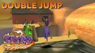 Spyro: Year of the Dragon Double Jump Guide - Part 11 - Desert Ruins & Dino Mines