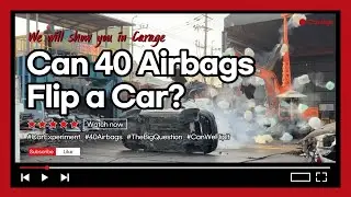 Can 40 Airbags Flip a Car? | Extreme Car Experiment