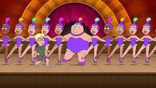The Radio City Rockette with too big shoes
