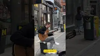 Turkish Musician on Grafton Street in Dublin - Mert Birol  #improvisation #busker #graftonstreet #24